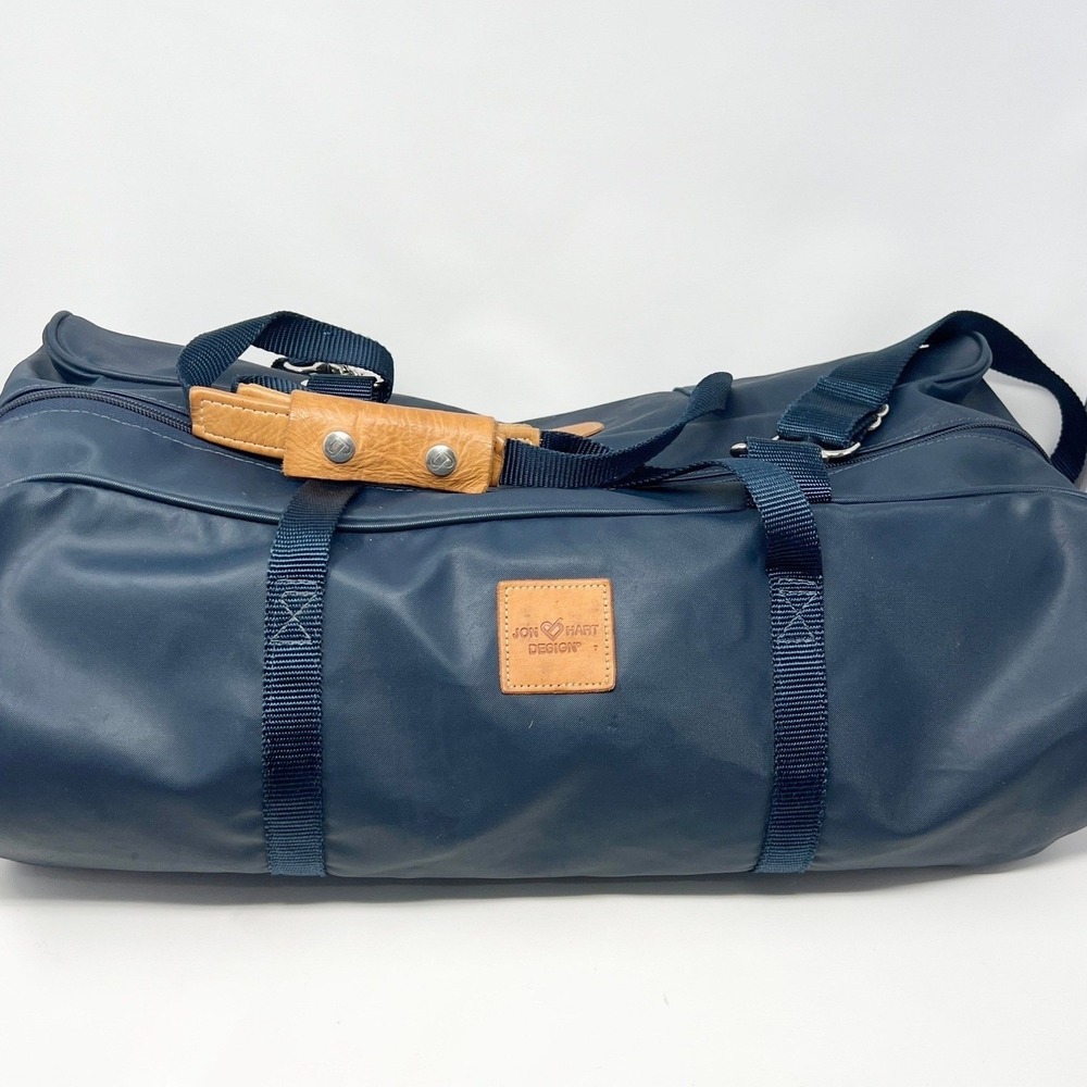 Jon Hart Coated Canvas Duffel Bag Carryall Gym Travel Carry On‎ Handcrafted USA